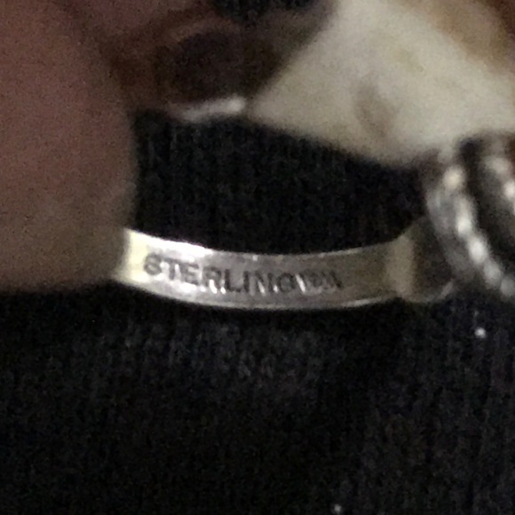 Vintage Paua Shell Navajo sterling silver Ring - Picture 4 of 5